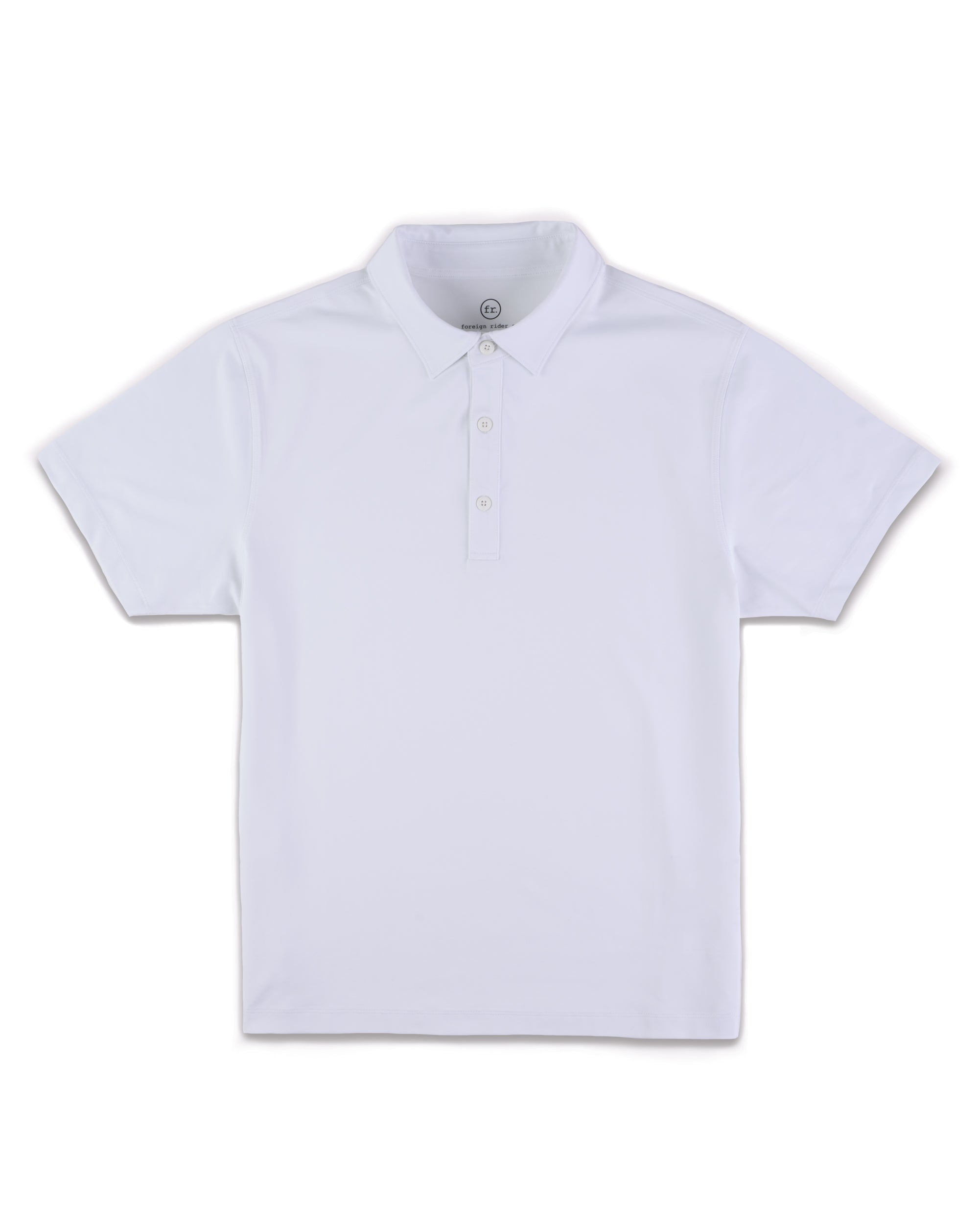 Performance Polo White - Foreign Rider Co.