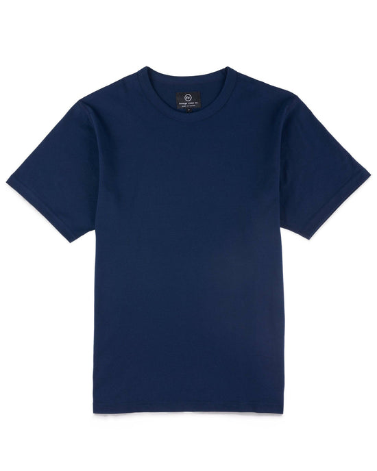 Supima SS T-Shirt Navy - Foreign Rider Co.