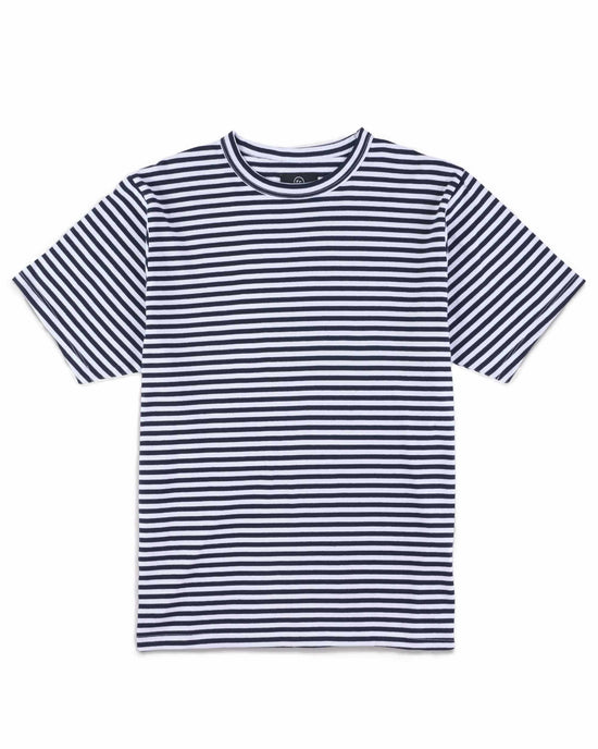 Vintage Stripe T-Shirt Navy / White - Foreign Rider Co.