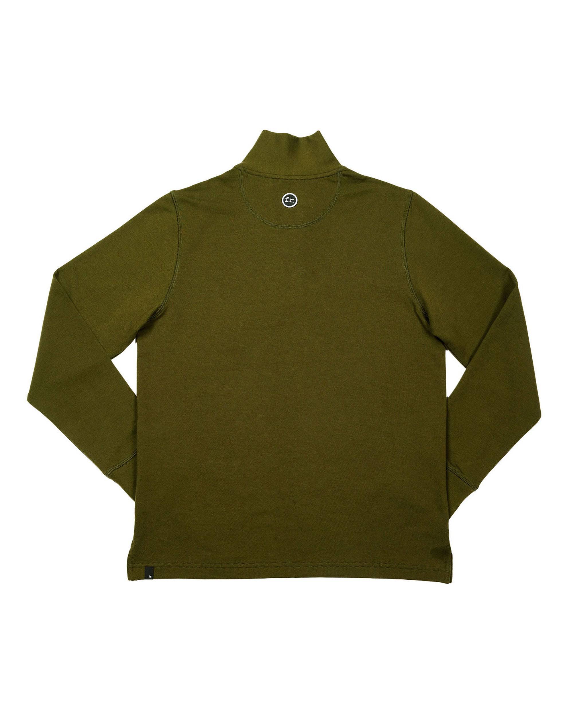 Solace Quarter Zip Olive - Foreign Rider Co.