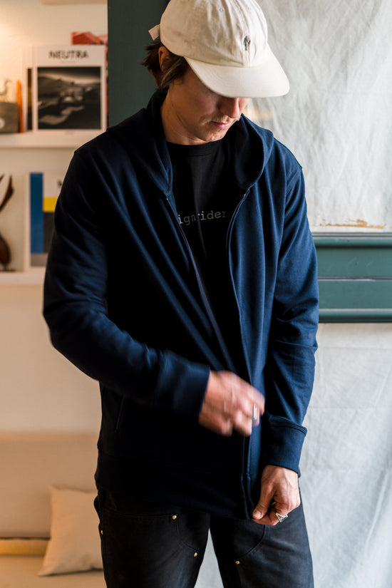 Solace Full Zip Navy - Foreign Rider Co.
