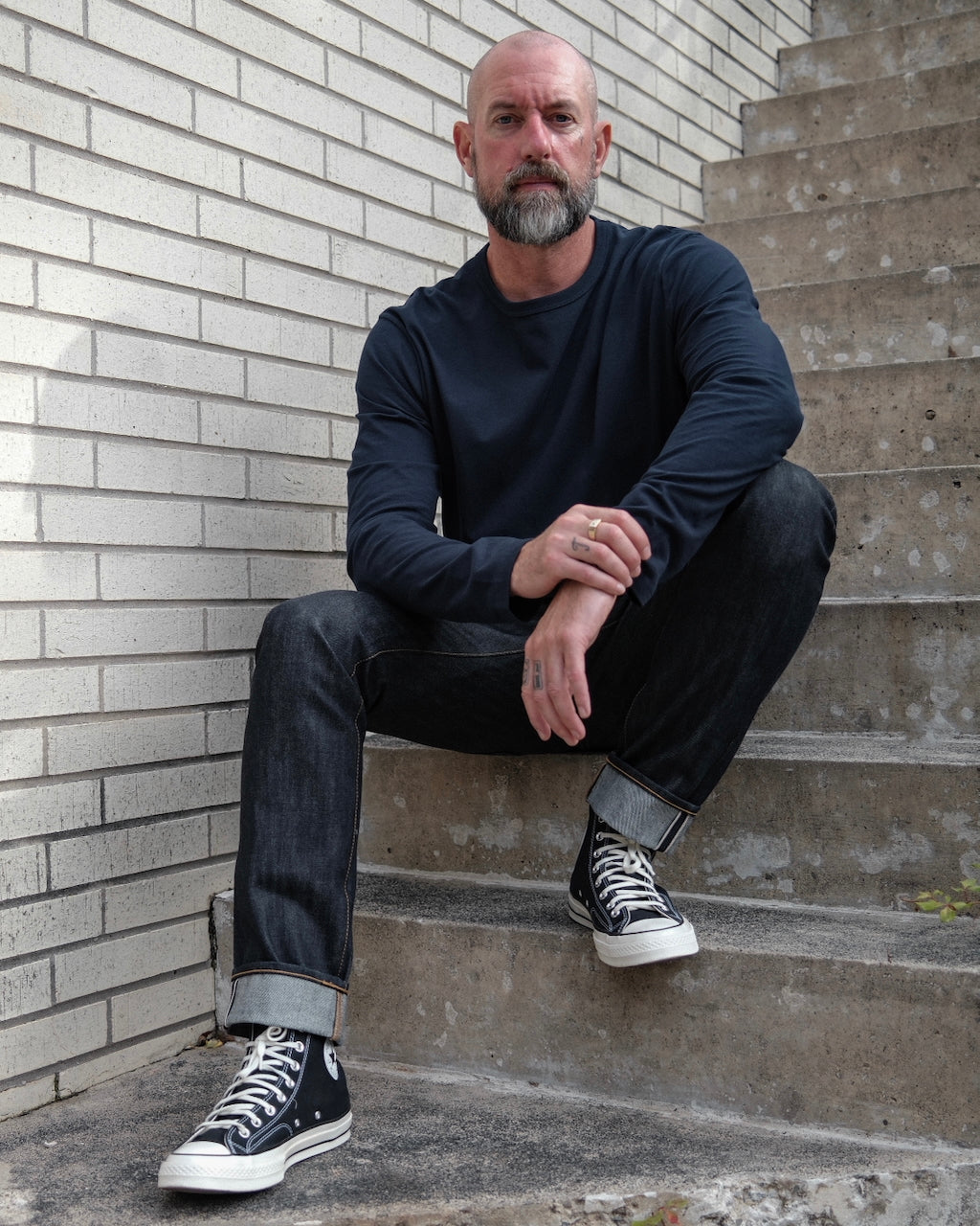 14oz Japanese Selvedge Denim Slim Cut - Indigo