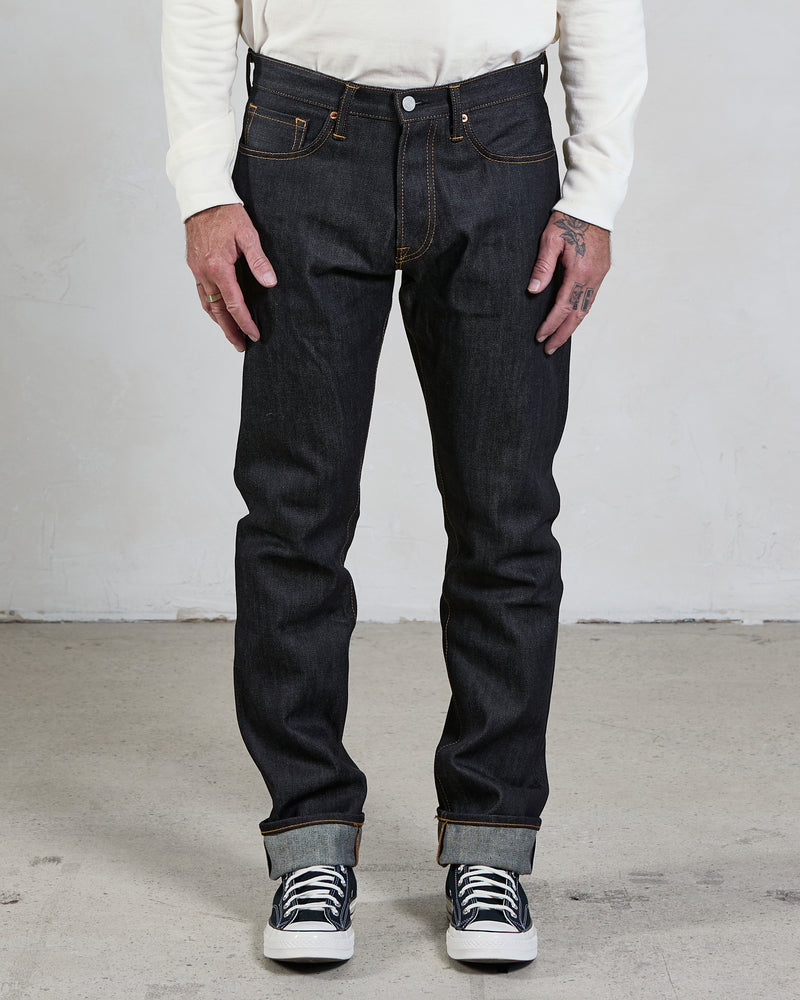 14oz Japanese Selvedge Denim Straight Cut - Indigo