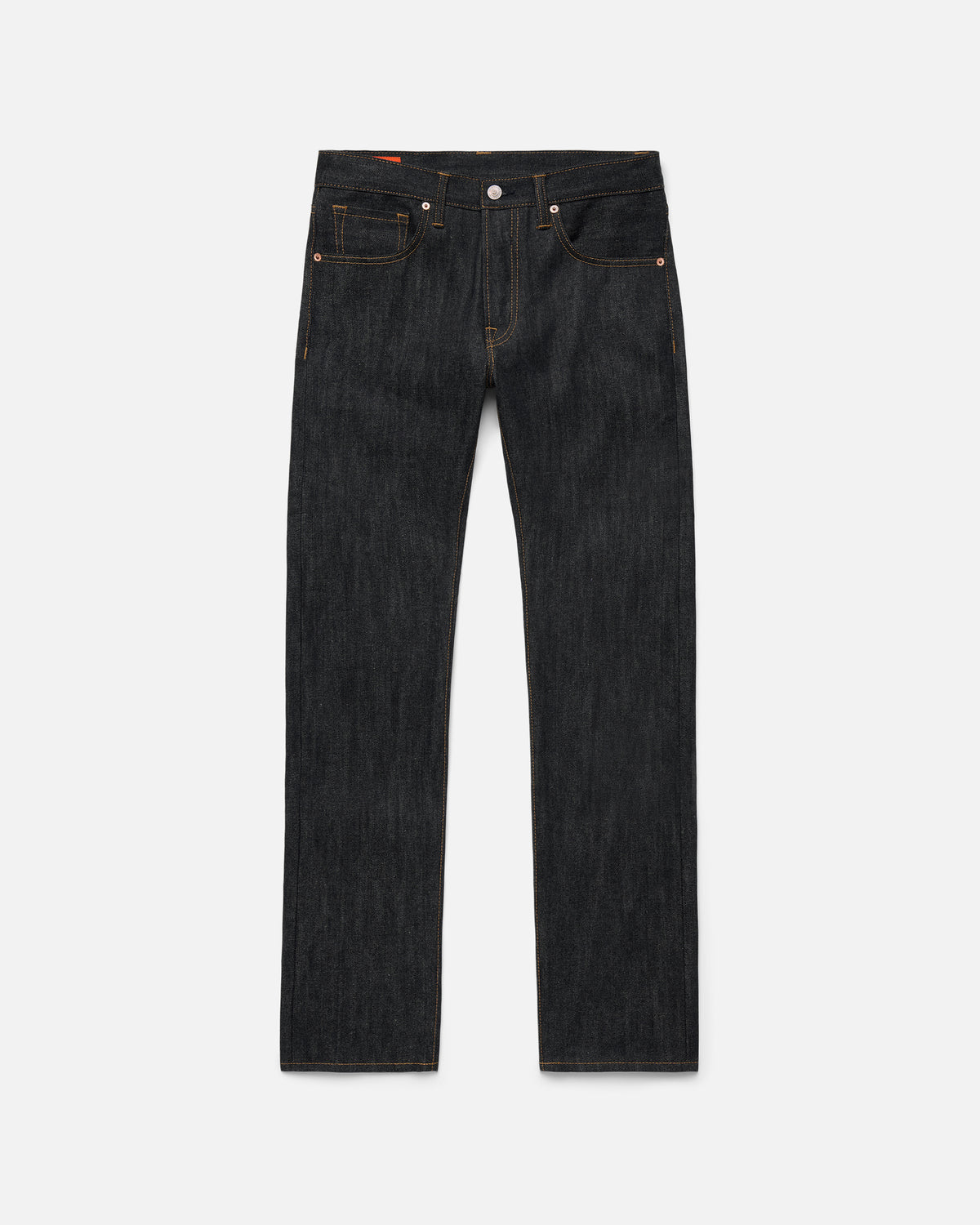 14oz Japanese Selvedge Denim Slim Cut - Indigo/Black