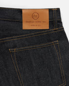 14oz Japanese Selvedge Denim Slim Cut - Indigo/Black