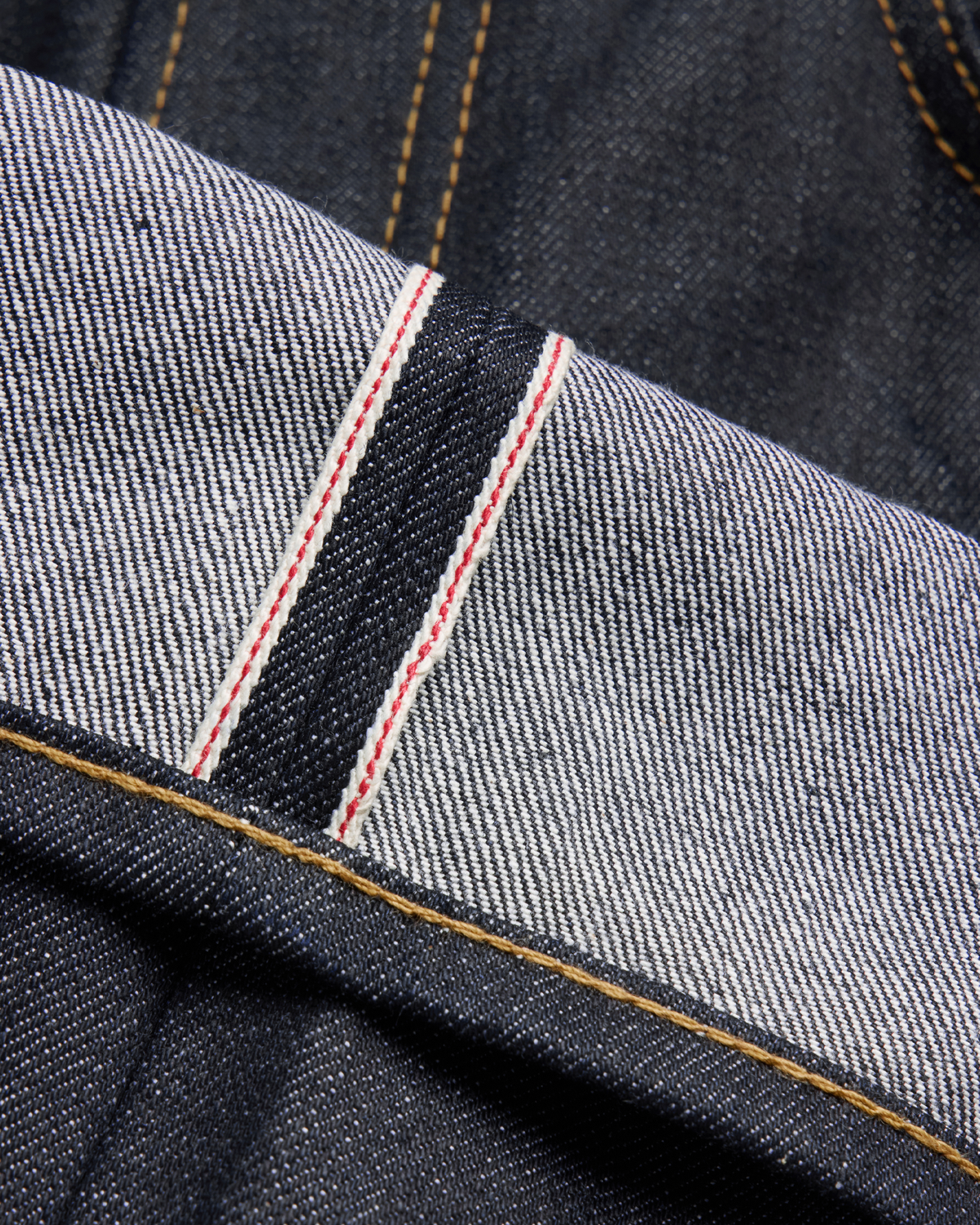 14oz Japanese Selvedge Denim Slim Cut - Indigo