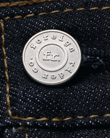 14oz Japanese Selvedge Denim Slim Cut - Indigo