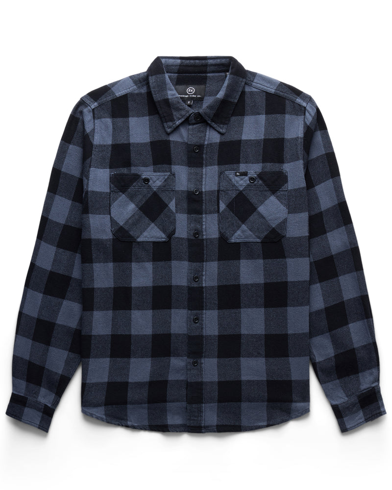 Heritage Plaid Flannel Shirt 01 - Foreign Rider Co.