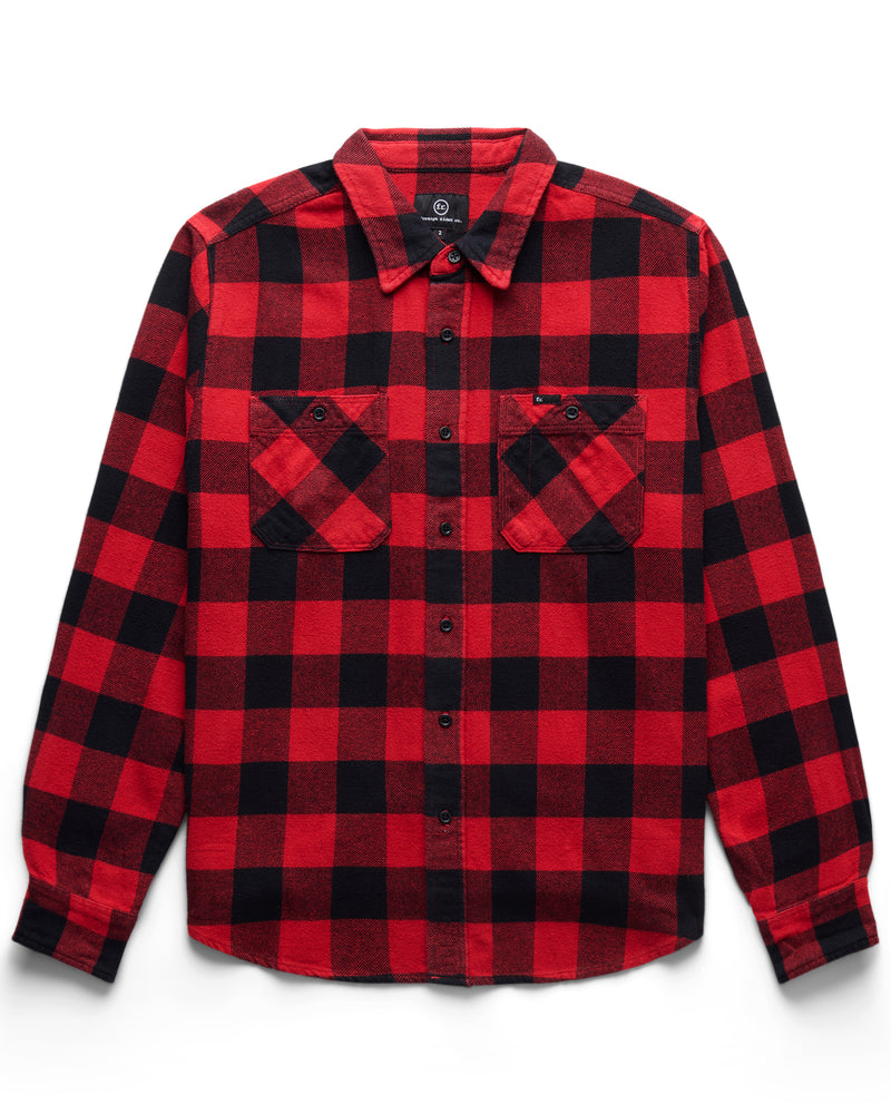 Heritage Plaid Flannel Shirt 01 - Foreign Rider Co.
