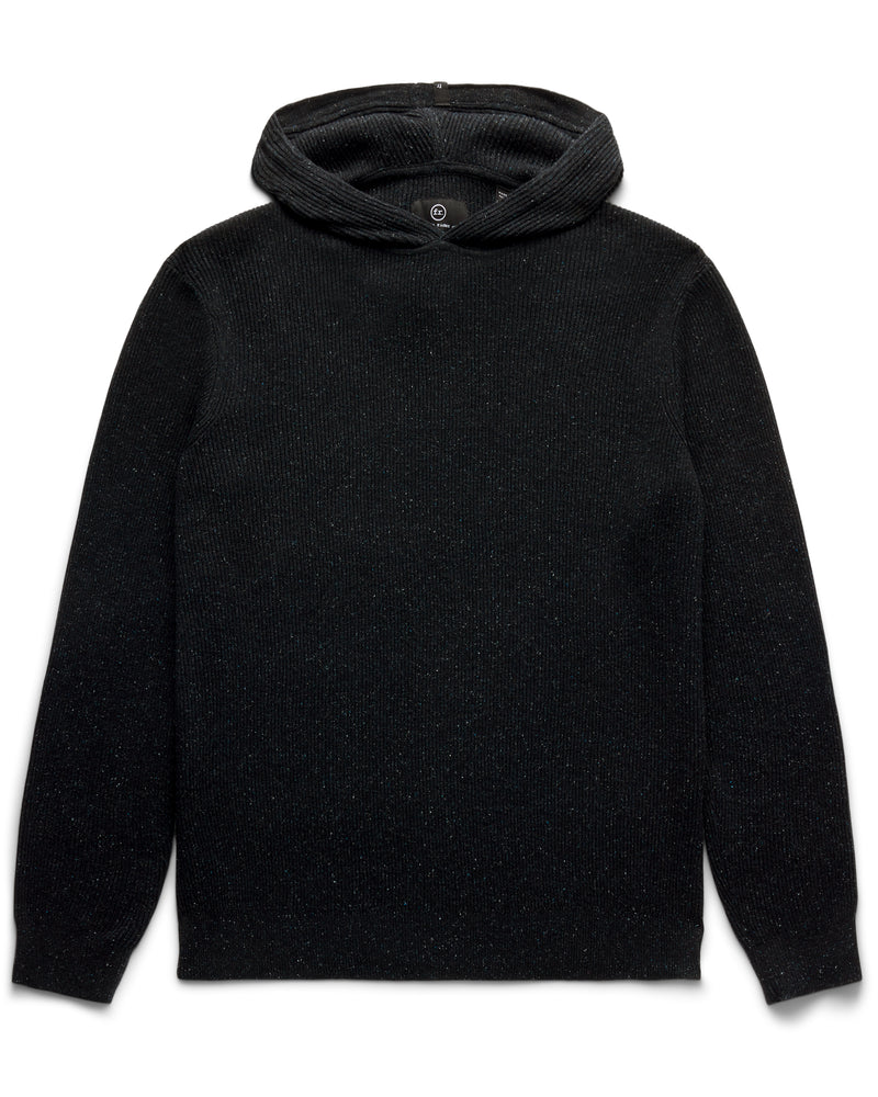 Hooded Ribbed Sweater - Foreign Rider Co.