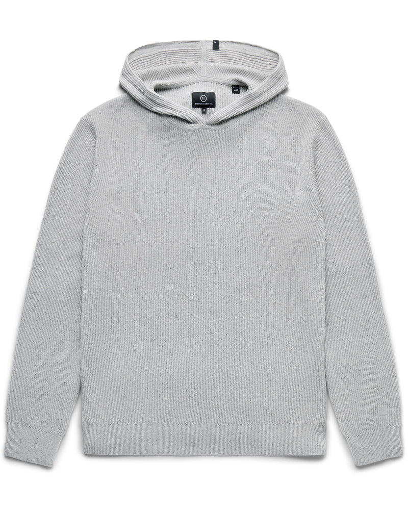 Hooded Ribbed Sweater - Foreign Rider Co.
