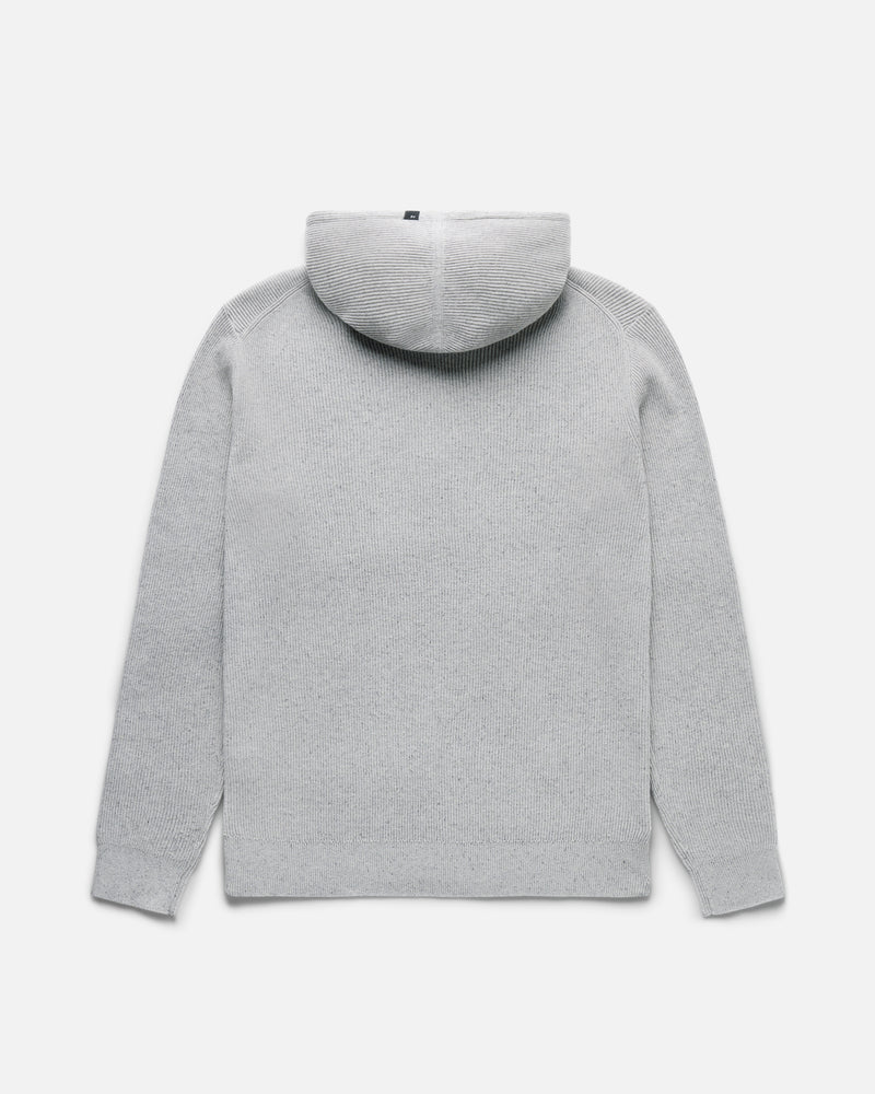 Hooded Ribbed Sweater - Foreign Rider Co.