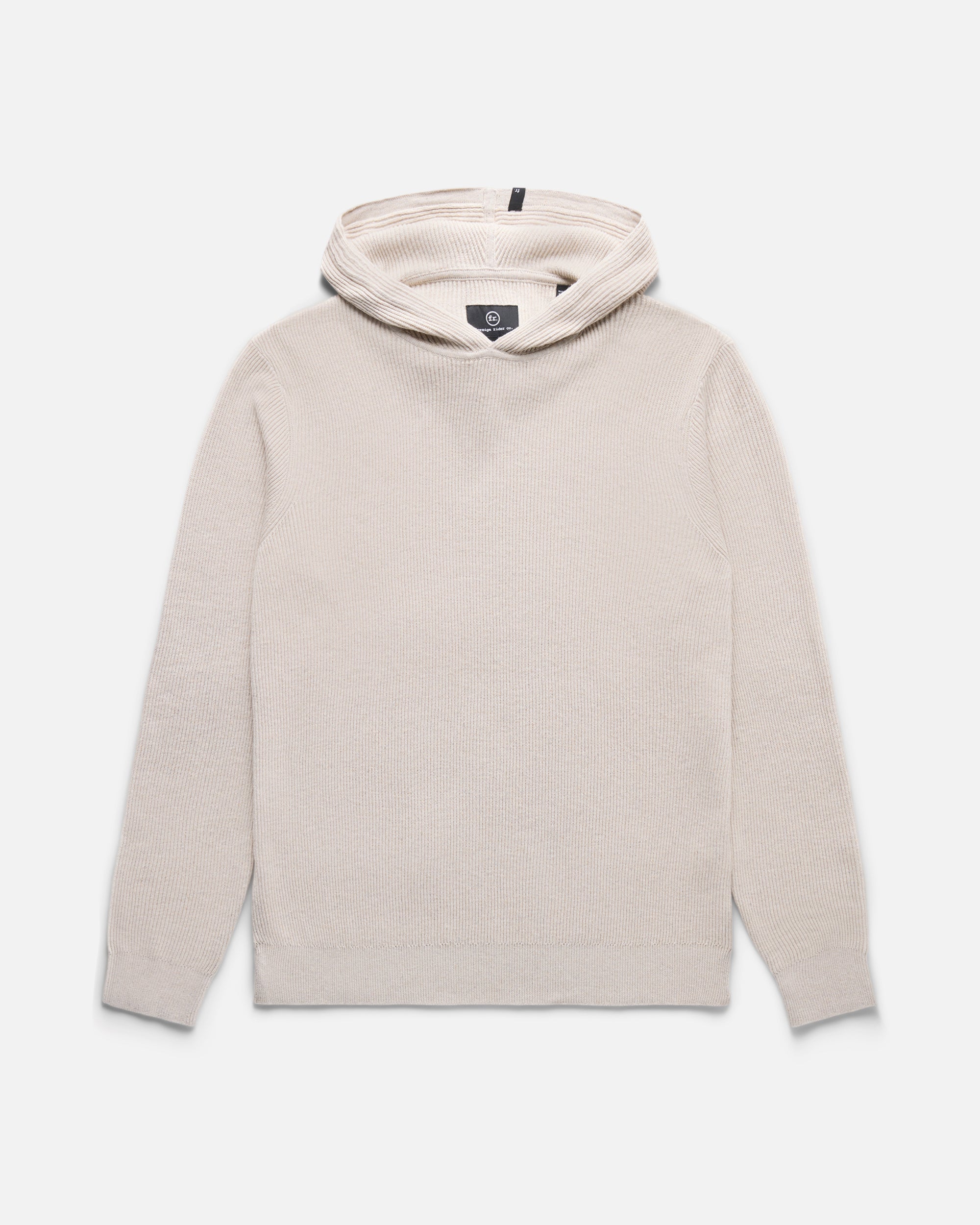 Hooded Ribbed Sweater - Foreign Rider Co.