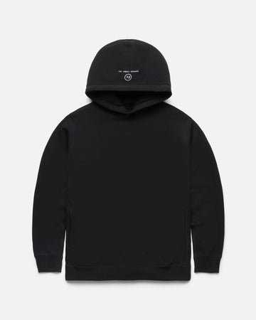 Analog FR. Heavyweight Hooded Pullover Black - Foreign Rider Co.