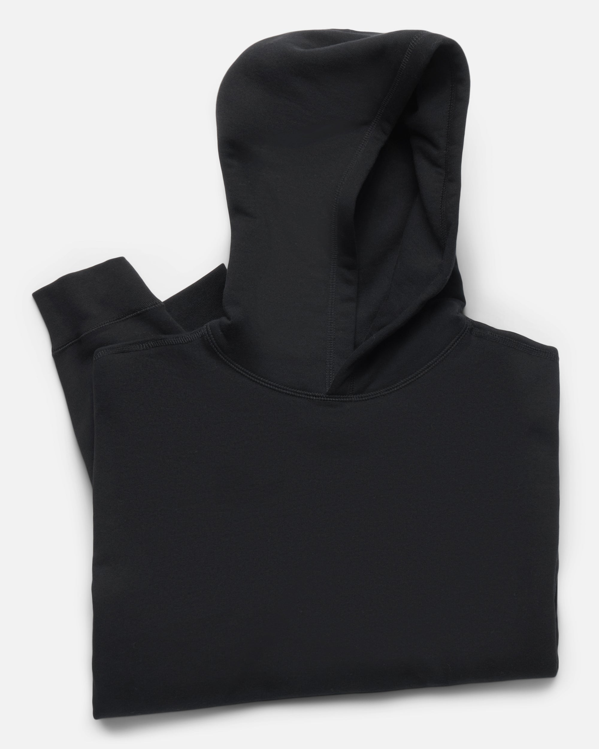 Analog FR. Heavyweight Hooded Pullover Black - Foreign Rider Co.