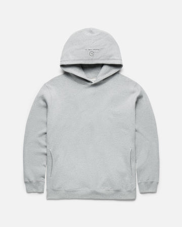 Analog FR. Heavyweight Hooded Pullover Light Grey - Foreign Rider Co.