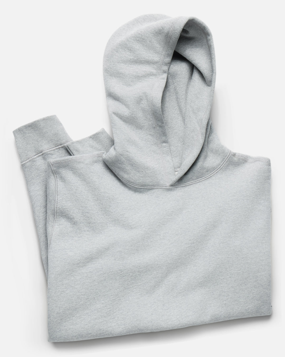 Analog FR. Heavyweight Hooded Pullover Light Grey - Foreign Rider Co.