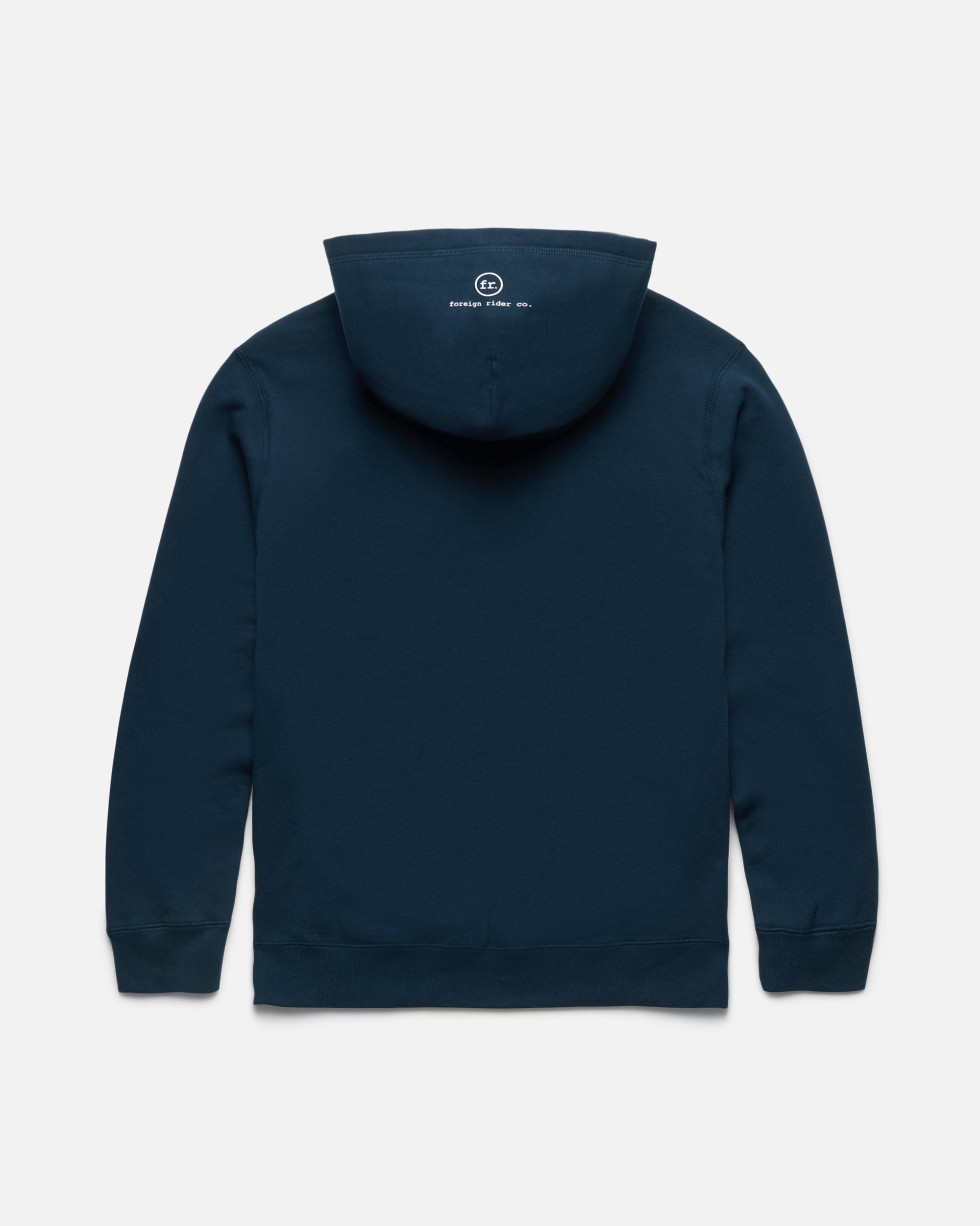 Analog FR. Heavyweight Hooded Pullover Navy - Foreign Rider Co.