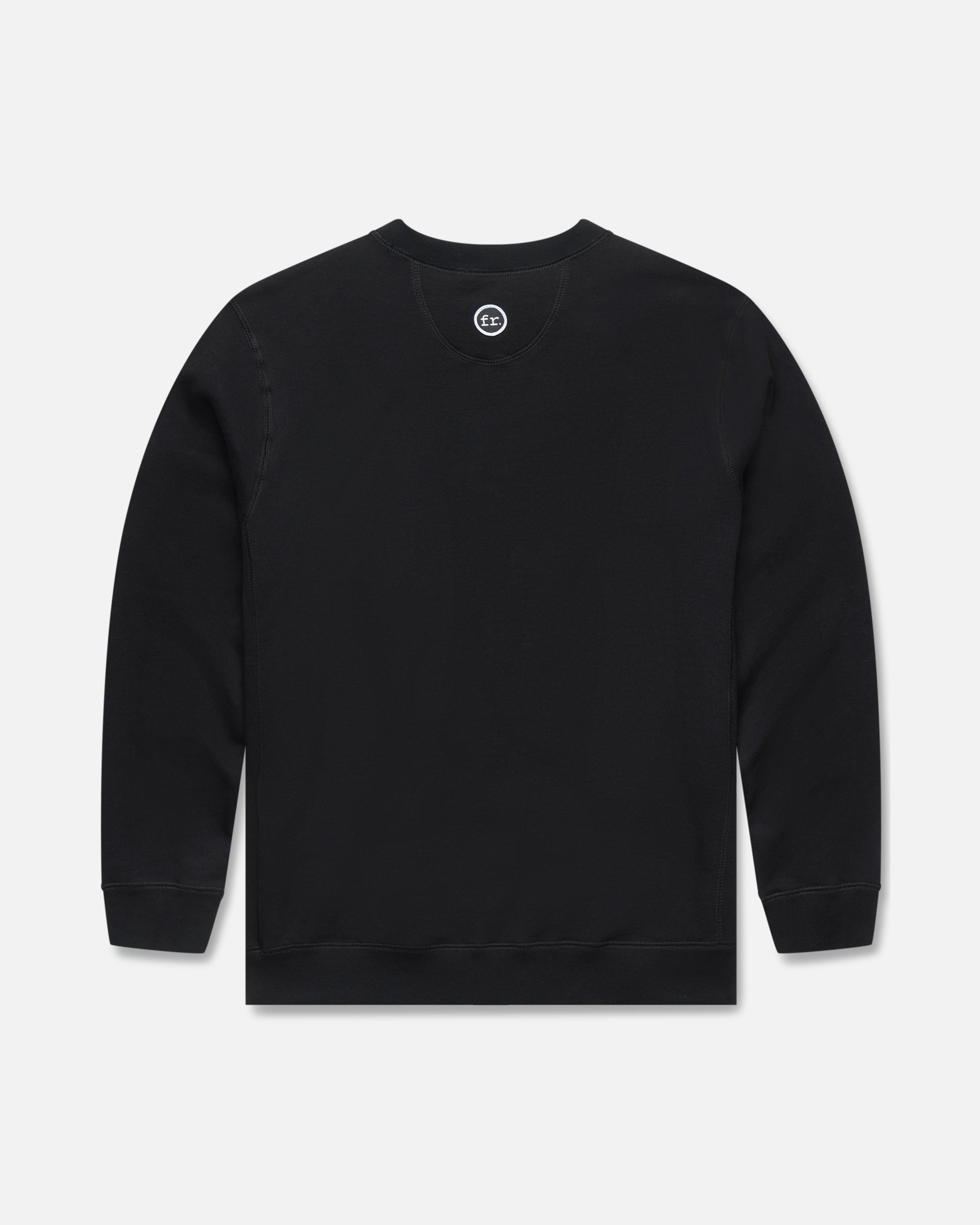 Analog FR. Heavyweight Crewneck Black - Foreign Rider Co.