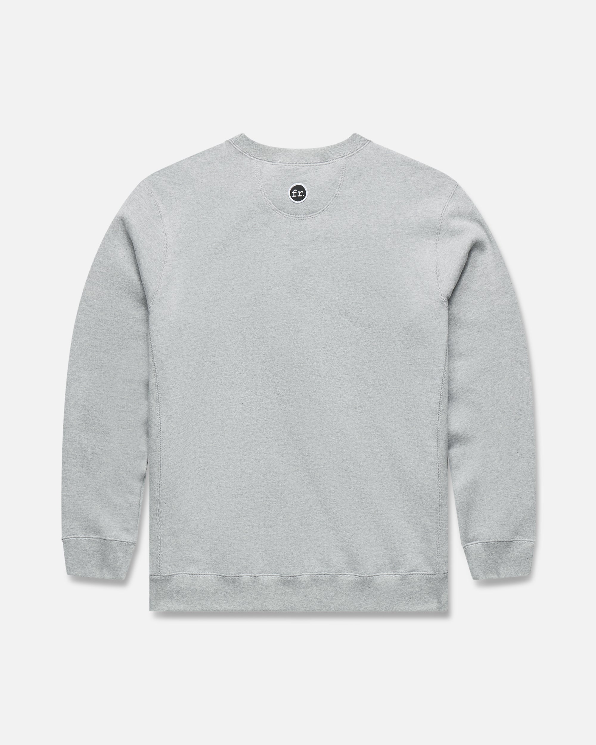 Analog FR. Heavyweight Crewneck Light Grey - Foreign Rider Co.