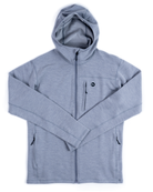 FR. Merino Hooded Jacket Grey - Foreign Rider Co.