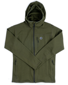 FR. Merino Hooded Jacket Olive - Foreign Rider Co.