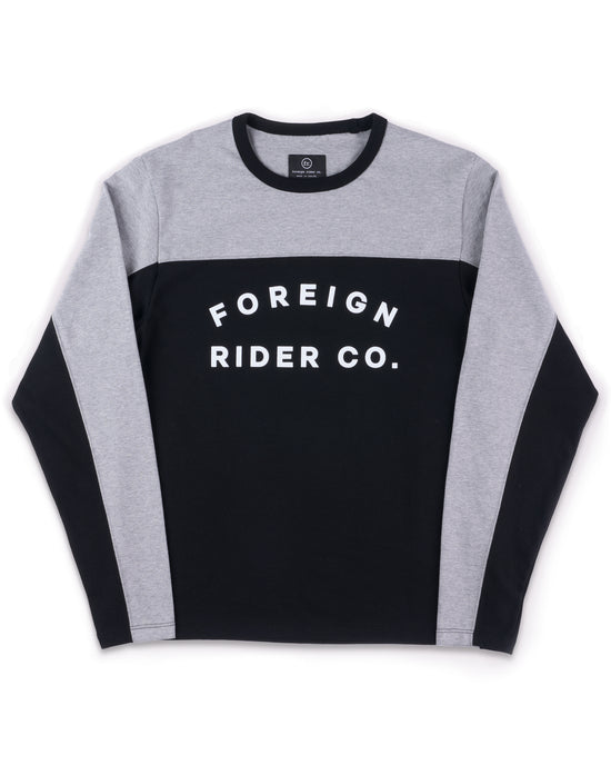 FR. Moto Jersey Black / Grey - Foreign Rider Co.