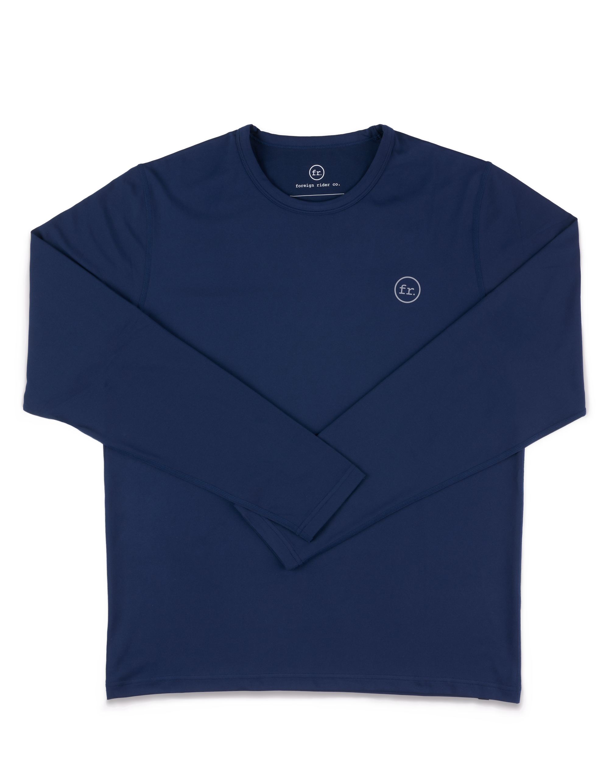 FR. Performance LS T-Shirt Navy - Foreign Rider Co.