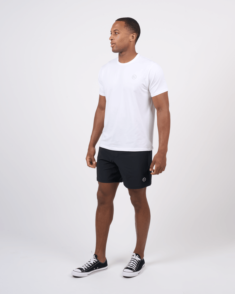 Foreign Rider Co Technical Fabric Black Short Sleeve T-Shirt Size 3(L)