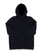 High Neck Hooded Sweatshirt Black - Foreign Rider Co.
