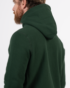 Foreign Rider Co Cotton Green High Neck Hooded Sweater Hood Shoulder Detail