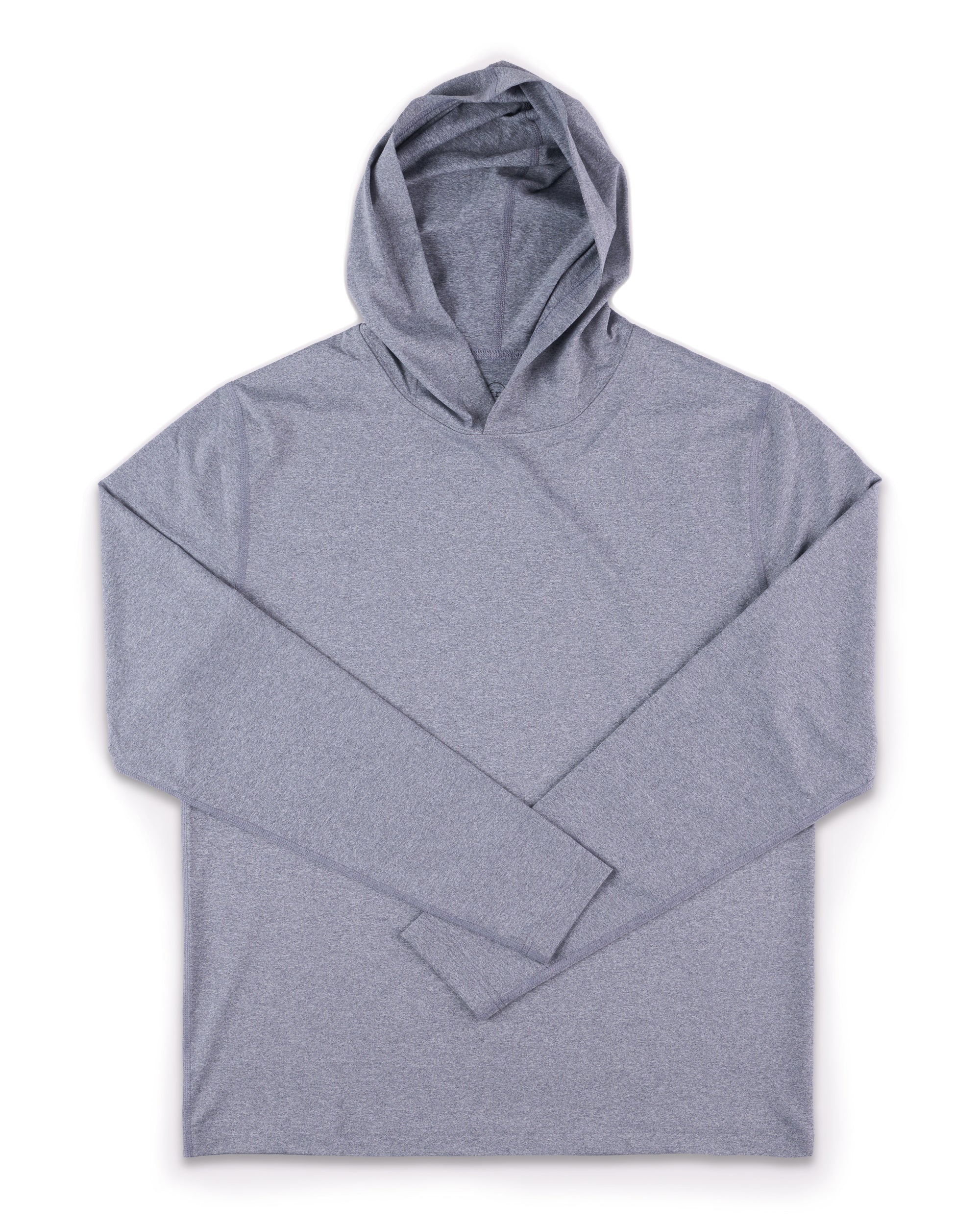 Performance Hooded LS T-Shirt Grey - Foreign Rider Co.