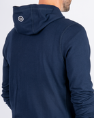 Foreign Rider Co Technical Fabric Navy Hoodie Pullover Hood Detail