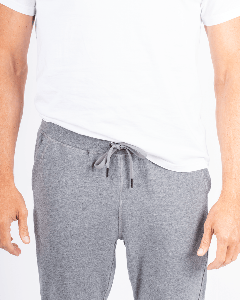 Foreign Rider Co Technical Fabric Grey Jogger Waist Drawstring Detail