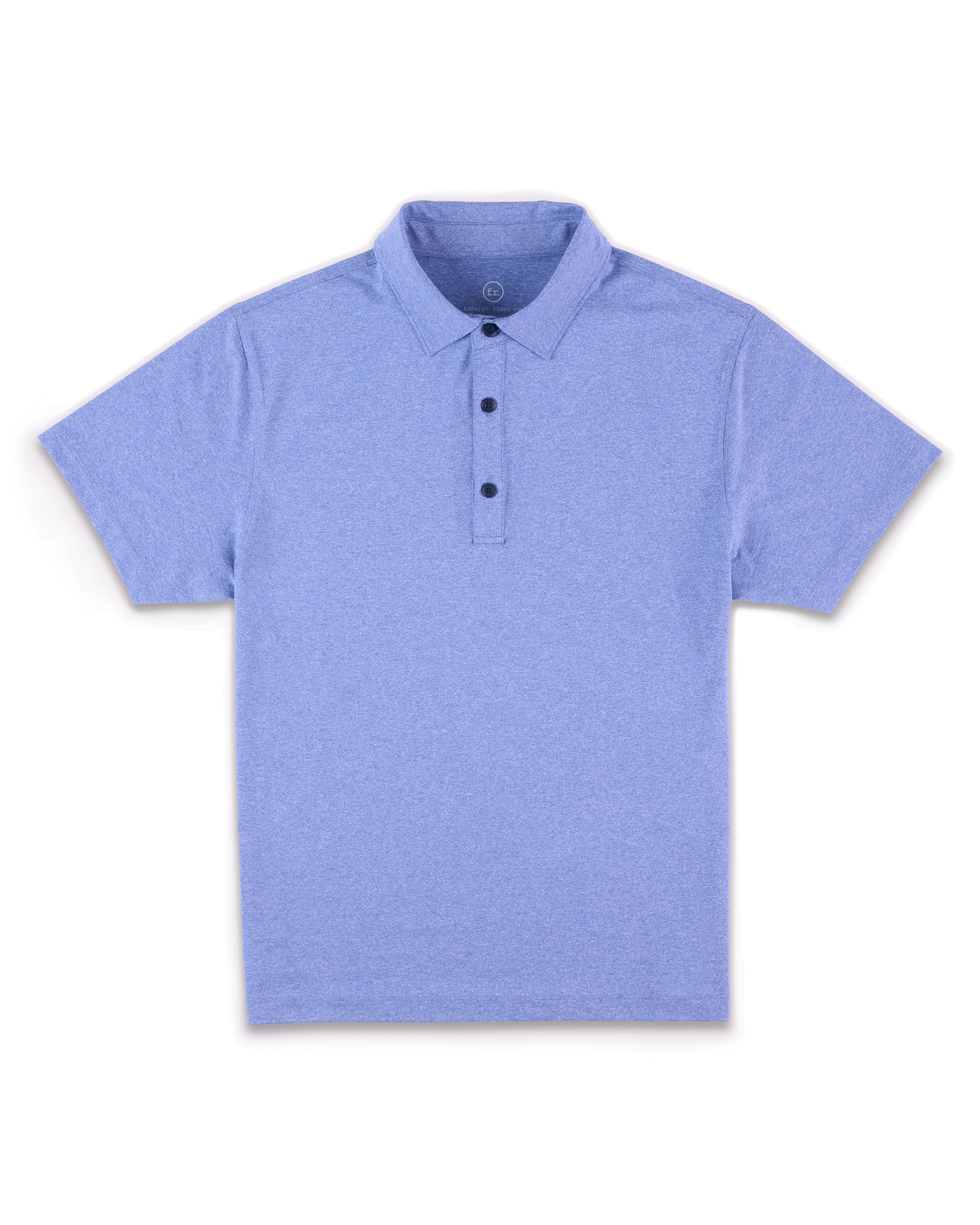 Performance Polo Surf Blue - Foreign Rider Co.
