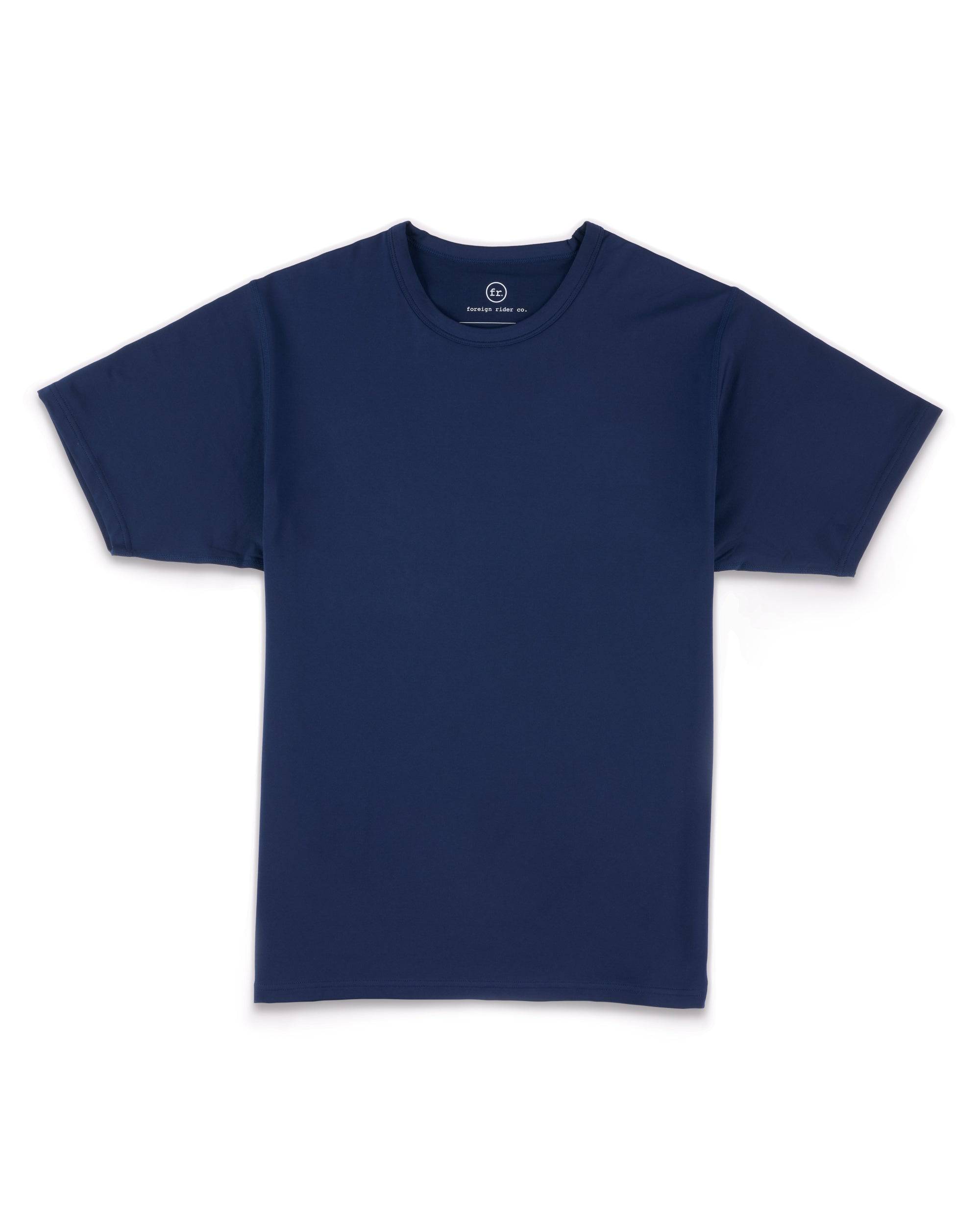Performance SS T-Shirt Navy - Foreign Rider Co.