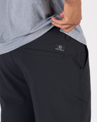 Foreign Rider Co Technical Fabric Black Shorts Back Pocket/Tag Detail