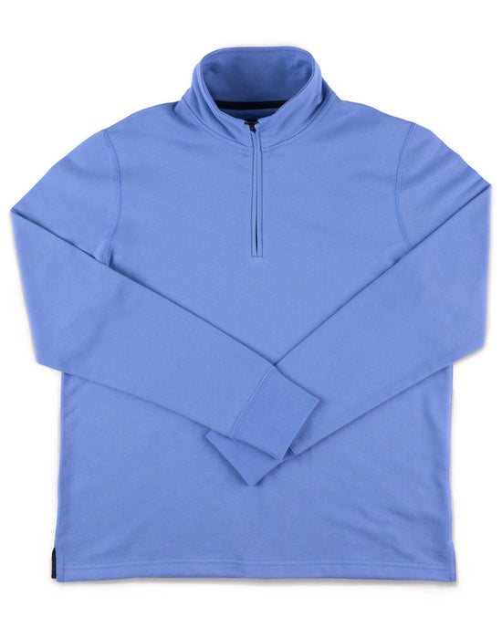 1/4 Zip Sweatshirt Surf Blue - Foreign Rider Co.