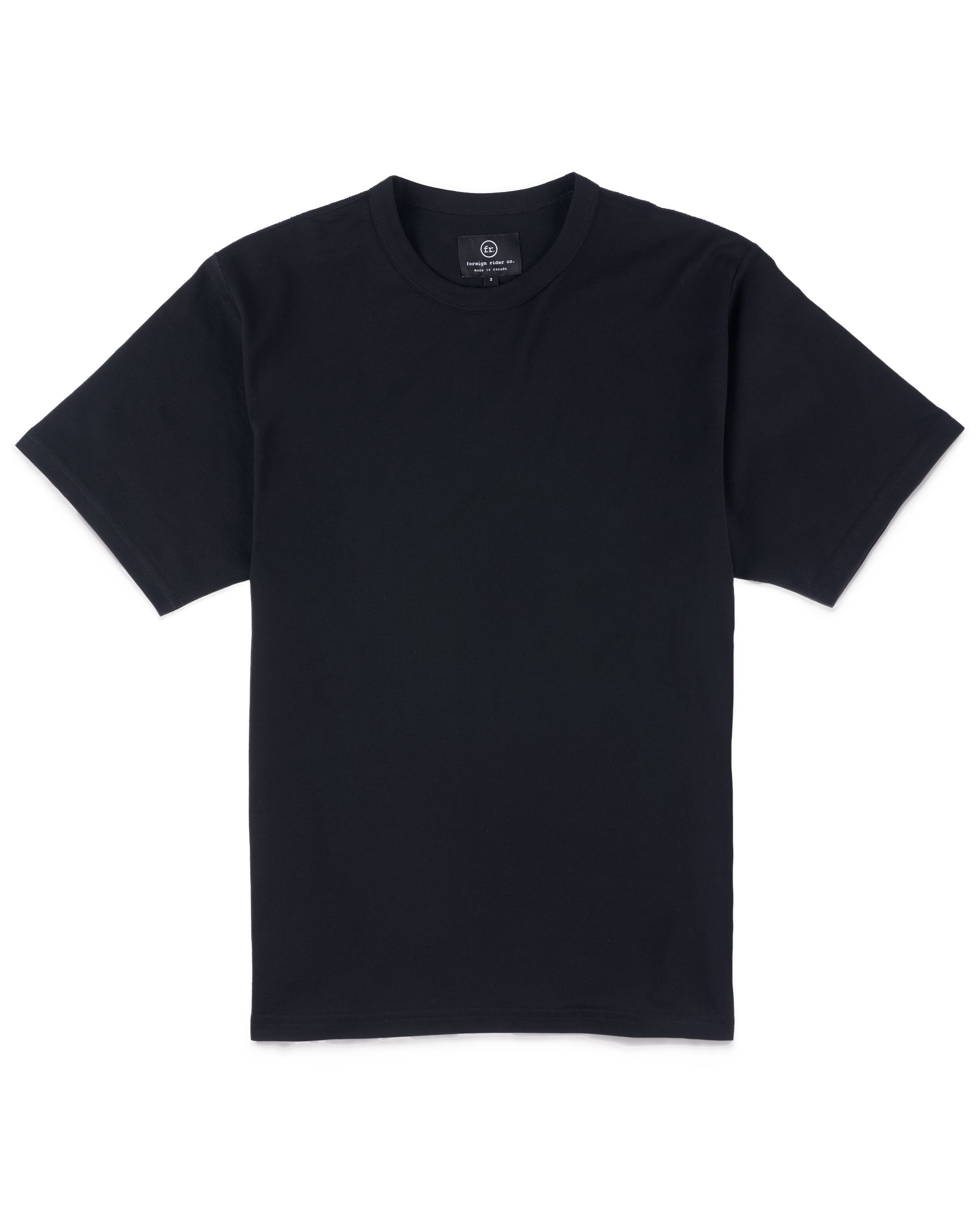Supima SS T-Shirt Black - Foreign Rider Co.
