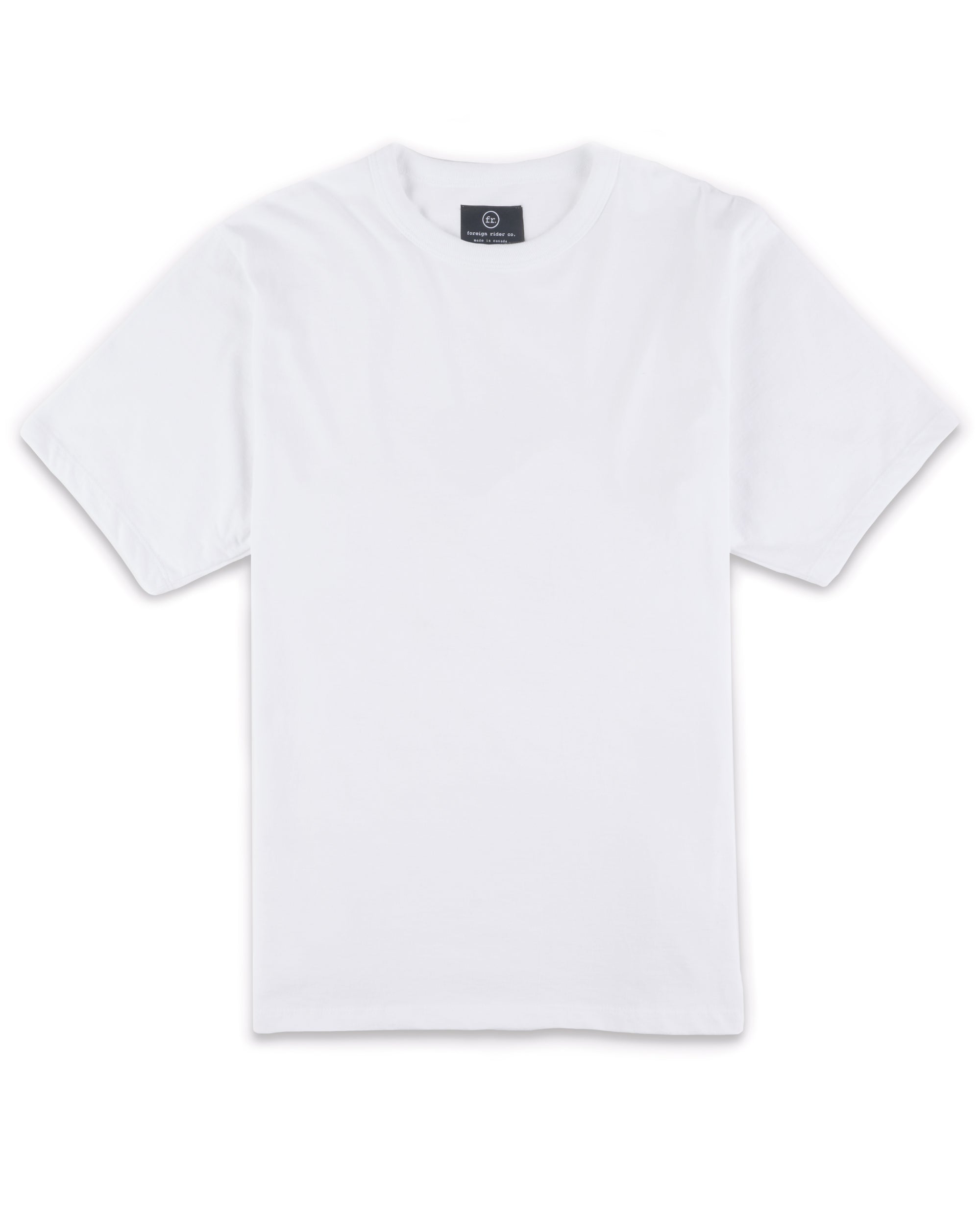 Supima SS T-Shirt White - Foreign Rider Co.