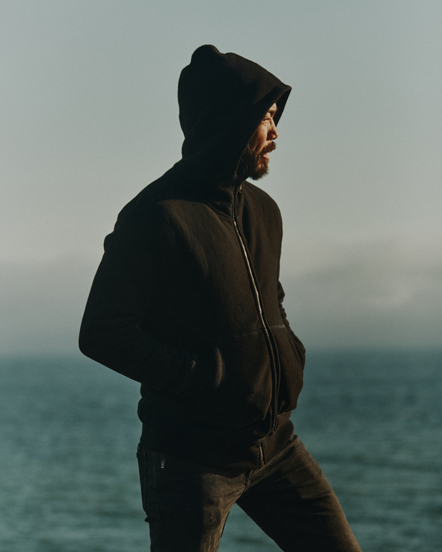 High Neck Hooded Sweatshirt | Foreign Rider Co.