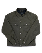 Waxed Canvas Utility Jacket Olive - Foreign Rider Co.
