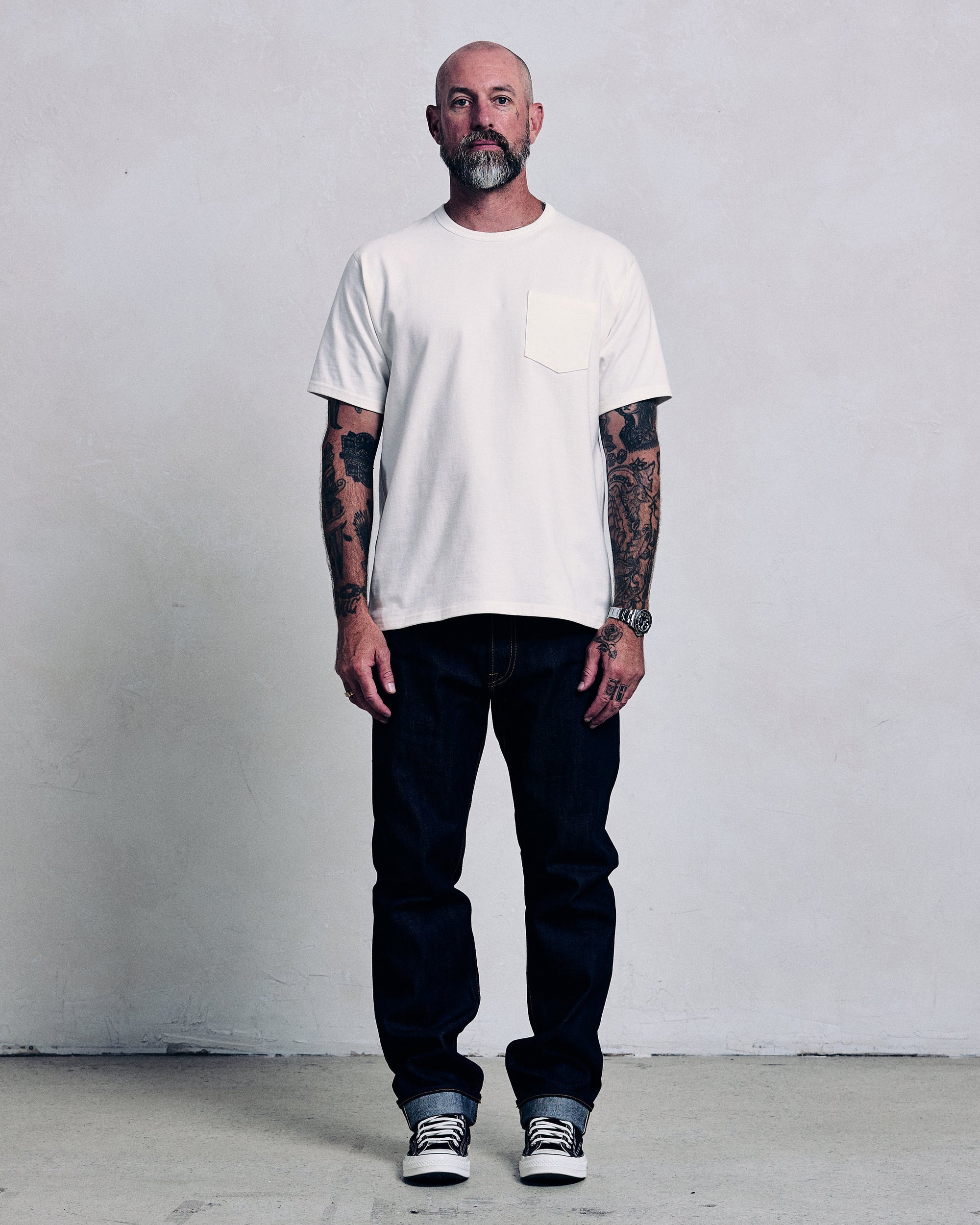 Heavyweight Short Sleeve Pocket T-Shirt