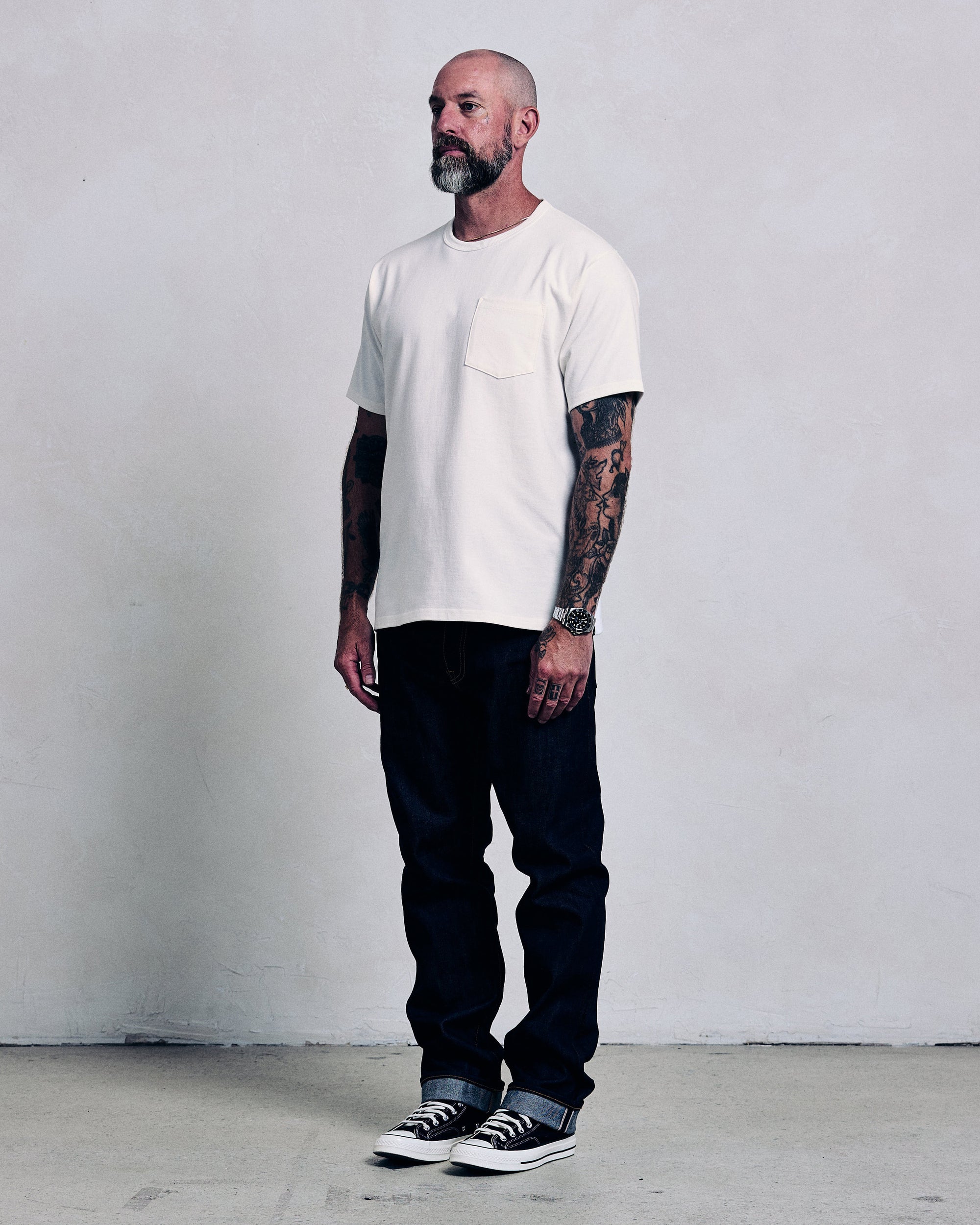 Heavyweight Short Sleeve Pocket T-Shirt