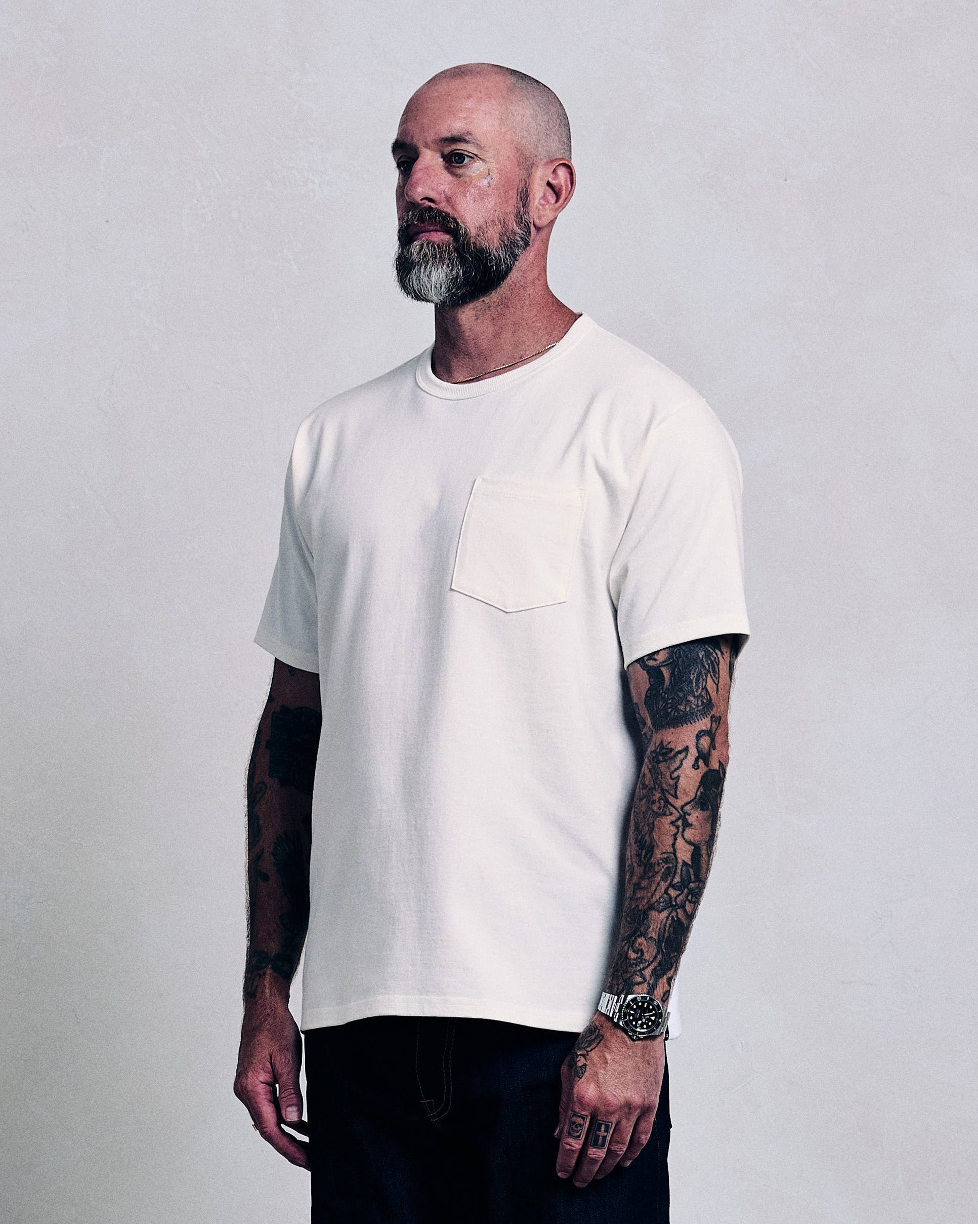 Heavyweight Short Sleeve Pocket T-Shirt