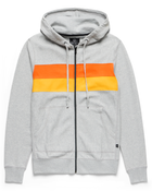 Striped Full Zip Hooded Sweatshirt - Foreign Rider Co.