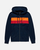 Striped Full Zip Hooded Sweatshirt - Foreign Rider Co.