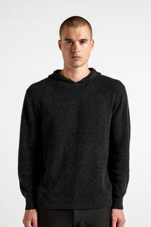Hooded Ribbed Sweater - Foreign Rider Co.