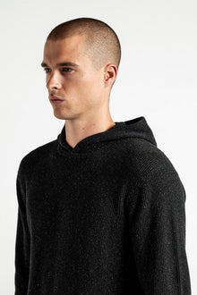 Hooded Ribbed Sweater - Foreign Rider Co.