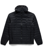 Insulated Hooded Jacket Black - Foreign Rider Co.